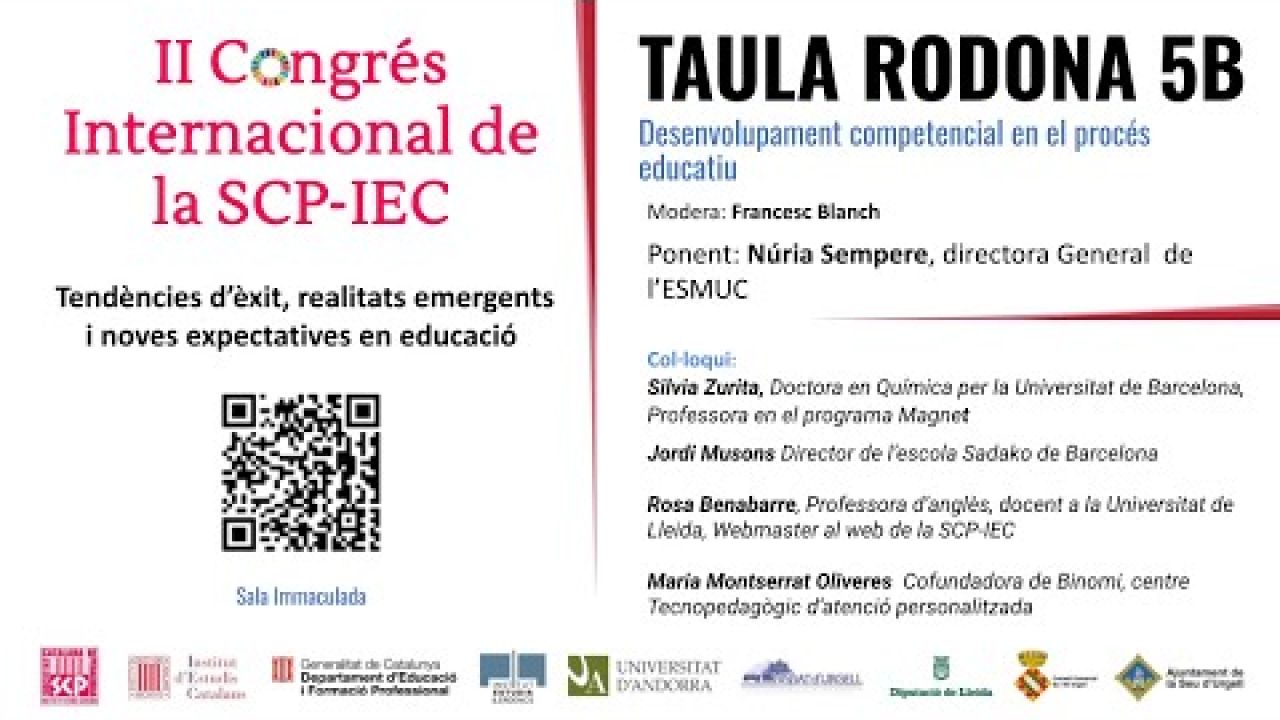 II Congrés SCP-IEC. TAULA RODONA 5B