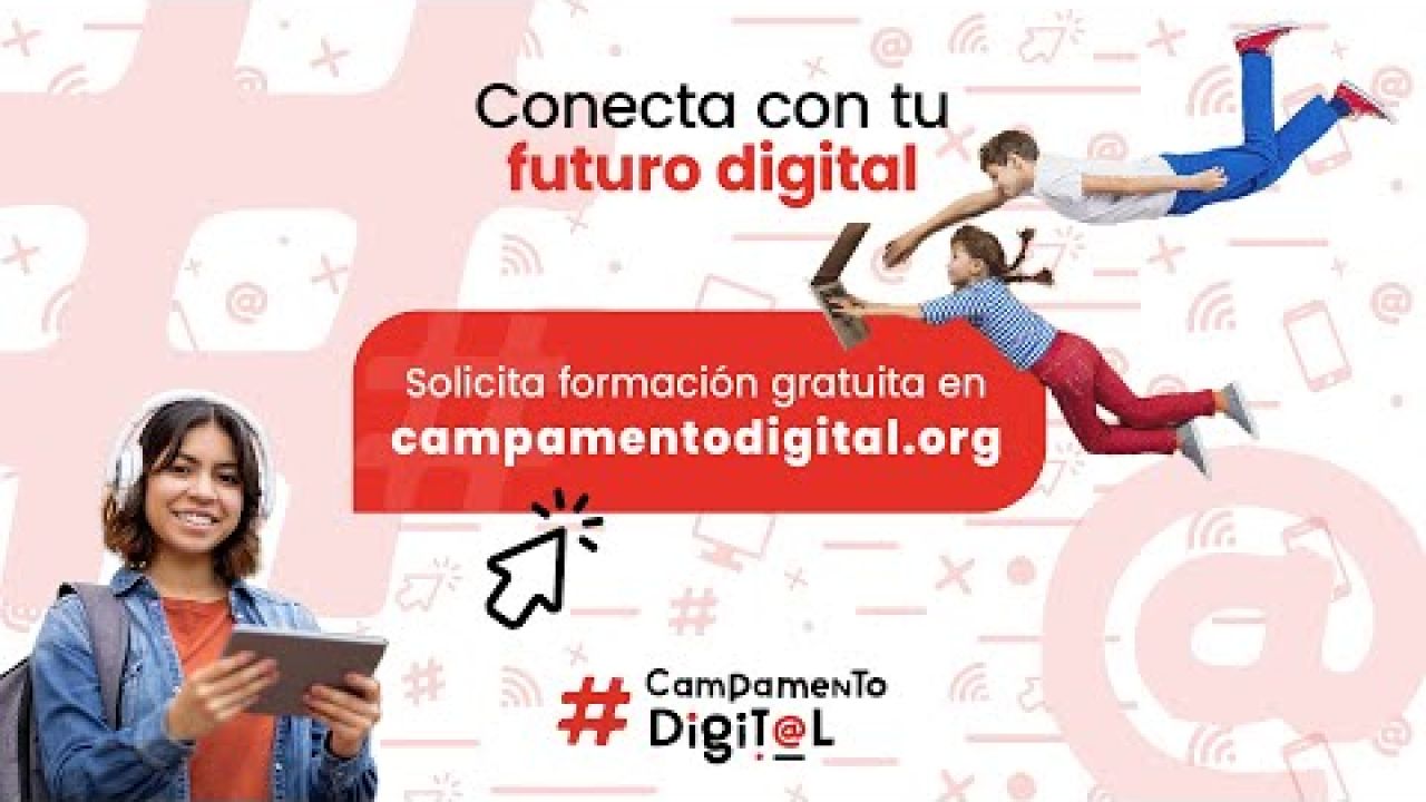 Campamento Digital: actividades gratuitas en competencias digitales para jóvenes de 9 a 17 años