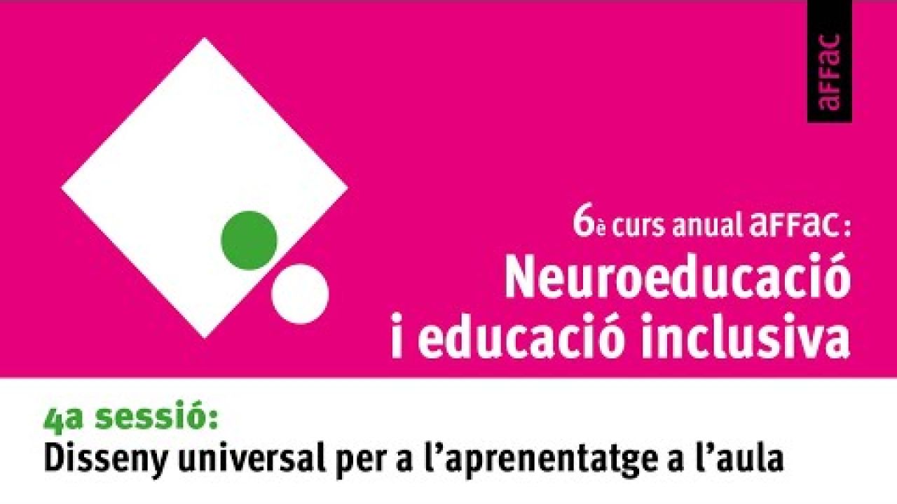 Disseny Universal per a l’Aprenentatge a l’aula. Elena Montfort i Jose Blas. 6è Curs Anual 2024