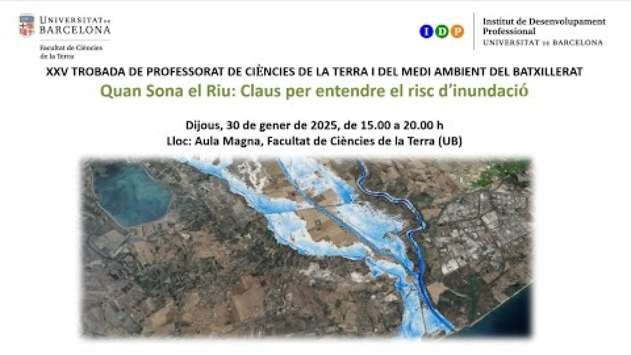 Trobada professorat de Ciències de la Terra i del Medi Ambient del batxillerat