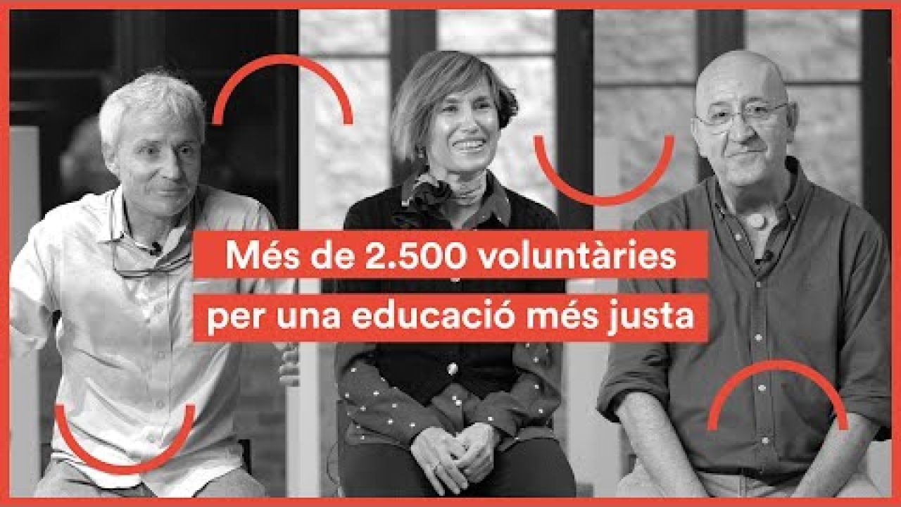 Un gest que canvia vides: més de 2.500 voluntàries per una educació més justa